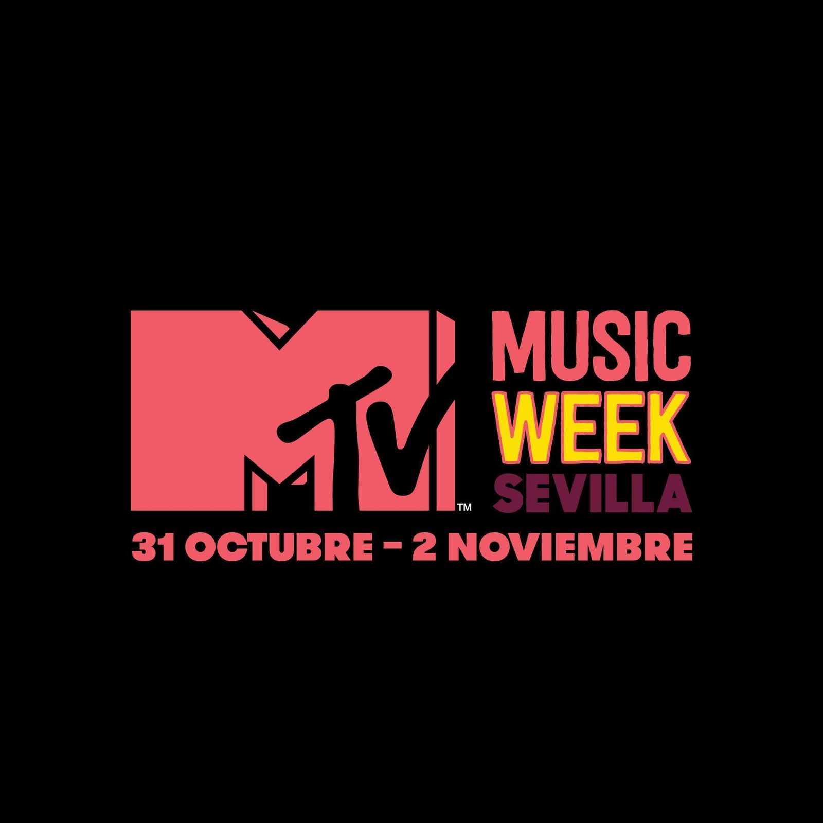 Logo de MTV Music Week en Sevilla, antesala de la gran gala del día 3