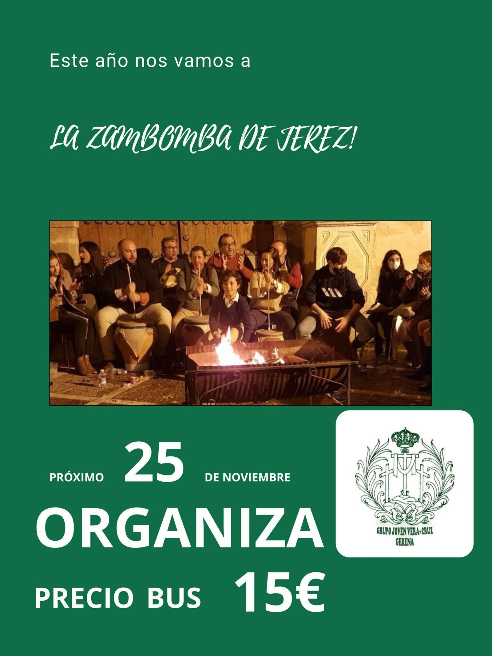 Cartel de la excursión desde Gerena.