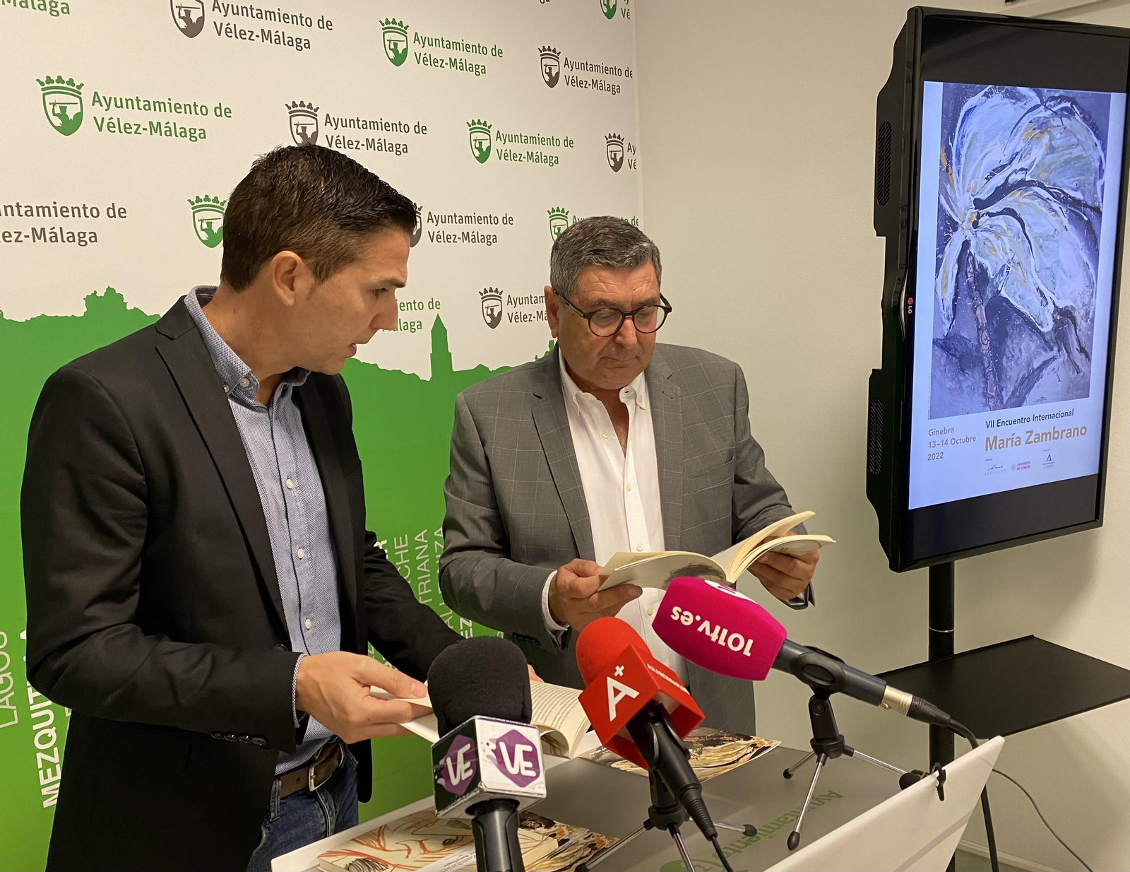 Presentación del congreso organizado por la Fundación María Zambrano en Ginebra sobre pensamiento y exilio.