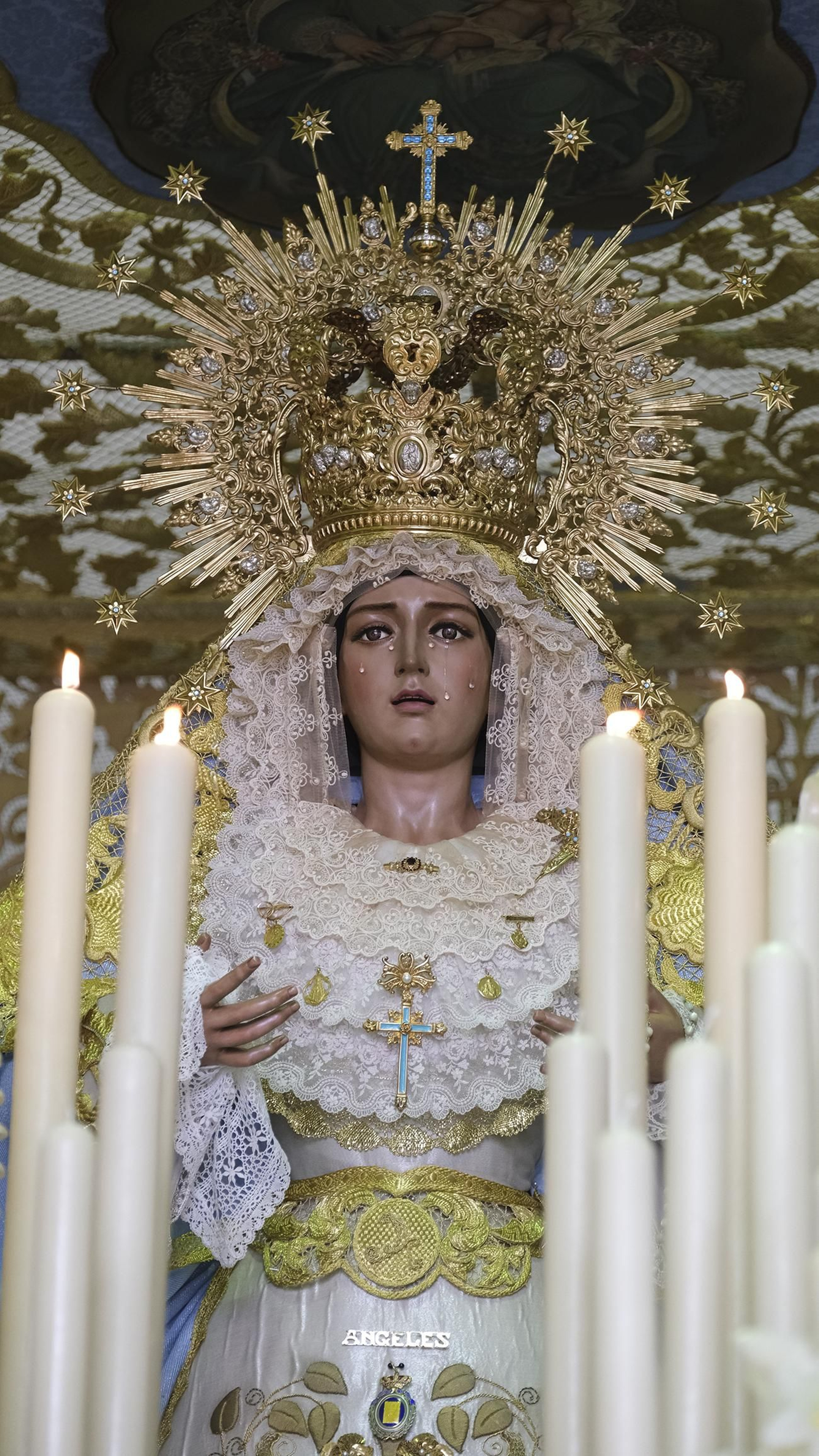La procesión de Los Ángeles en Almería, en imágenes