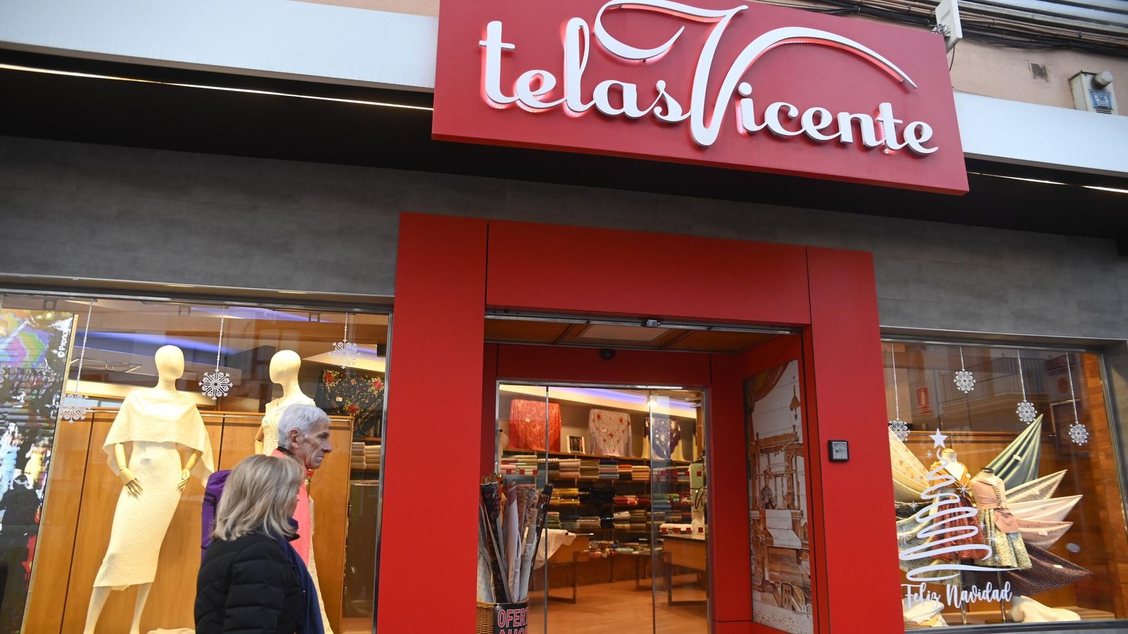 fachada de Telas Vicente fachada de Telas Vicente