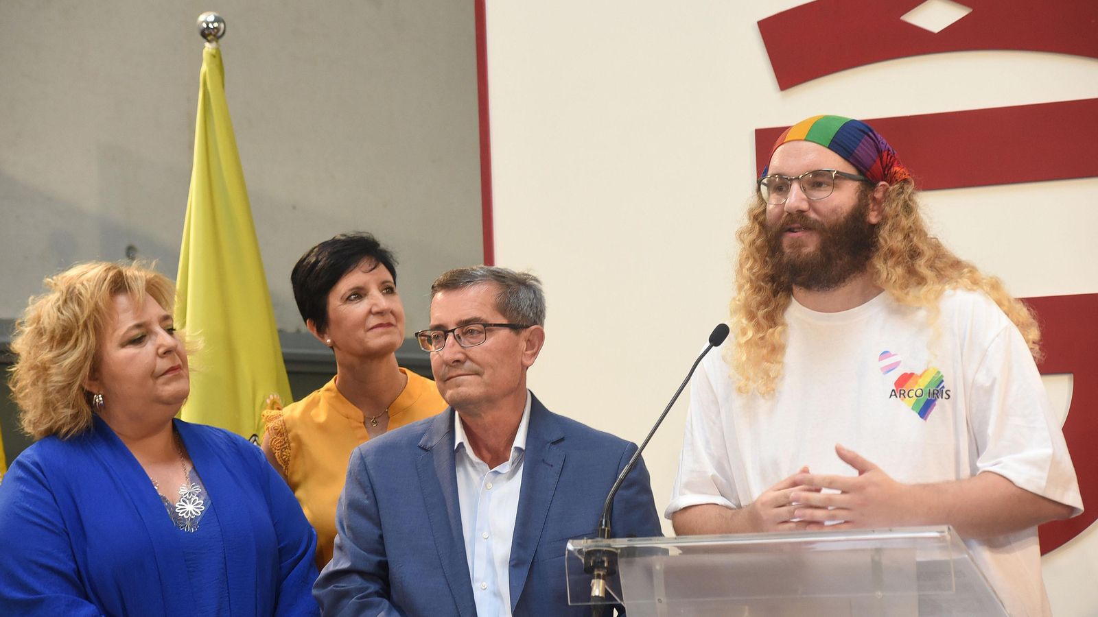 El presidente del colectivo Arco Iris en Granada, Rafael Varón