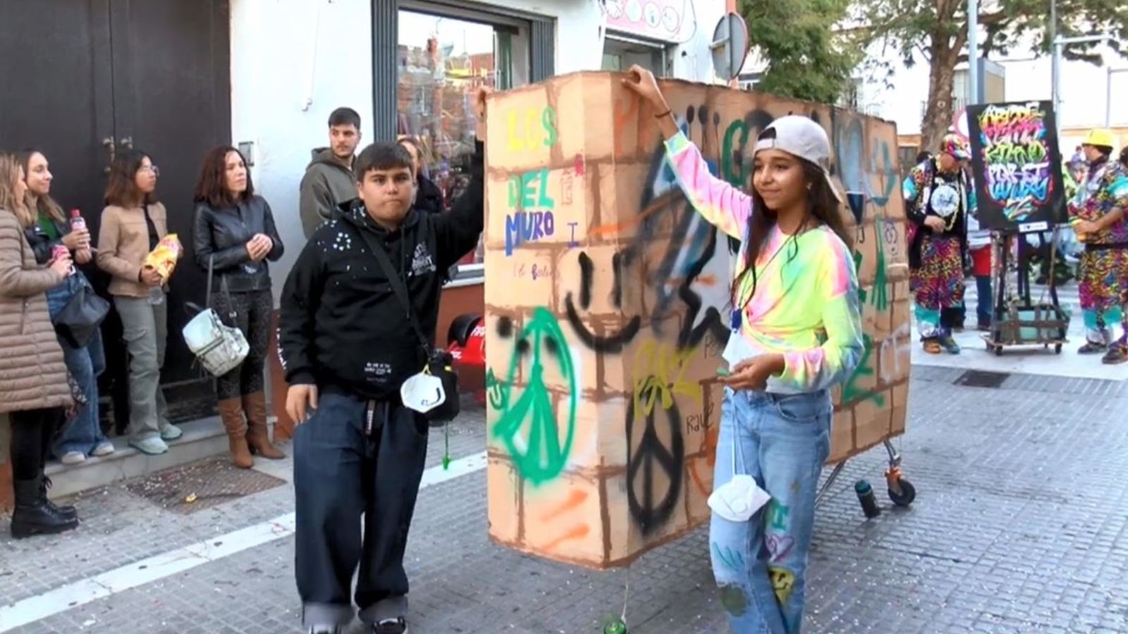 'Los del muro', primer premio en parejas