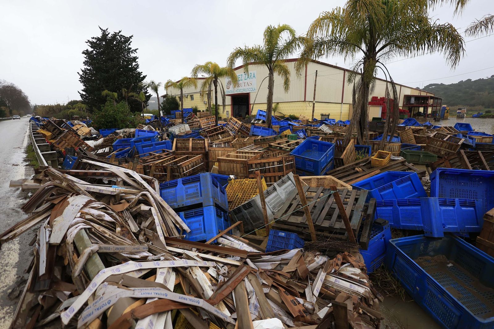 Fotos de San Martín del Tesorillo listo para la evacuación por la borrasca Marta