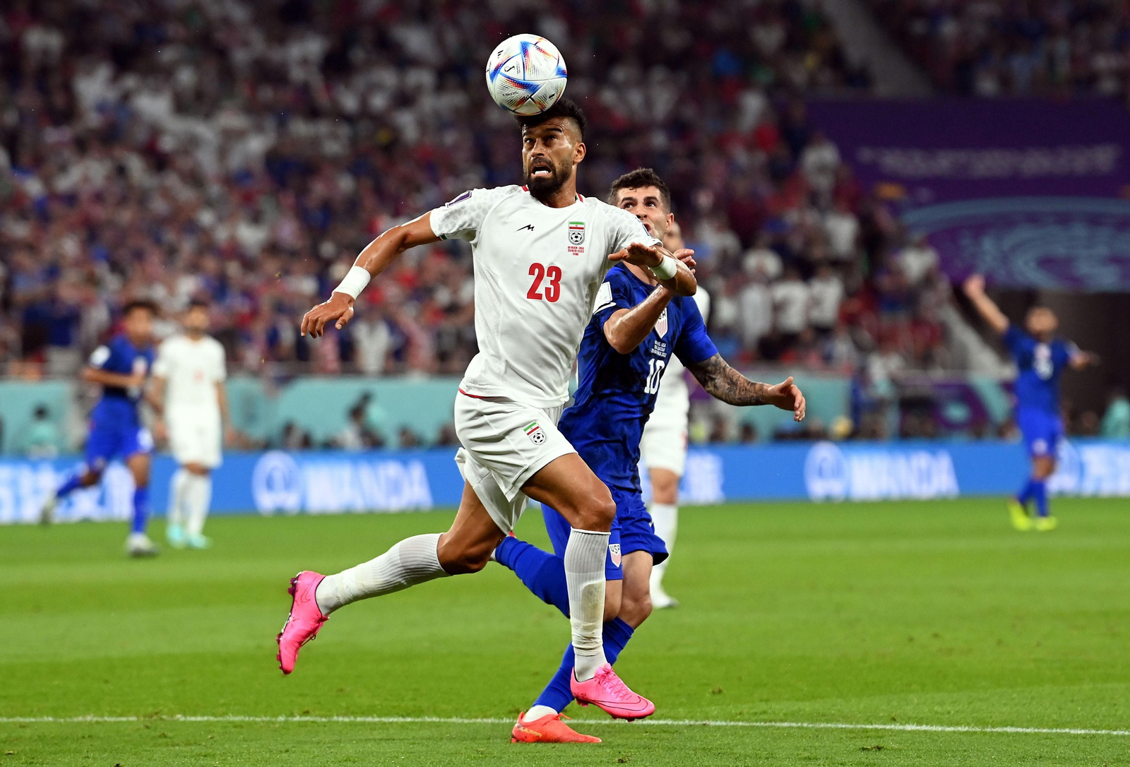 Las imágenes del Irán - Estados Unidos del Mundial de Qatar