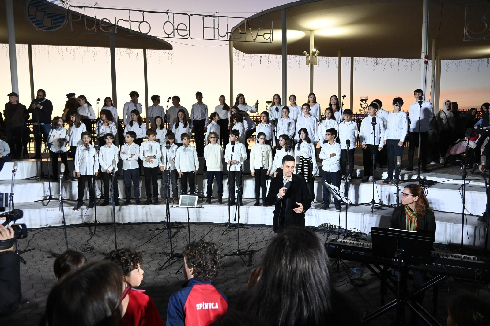Fotos de la Inauguración del alumbrado del Puerto en Huelva