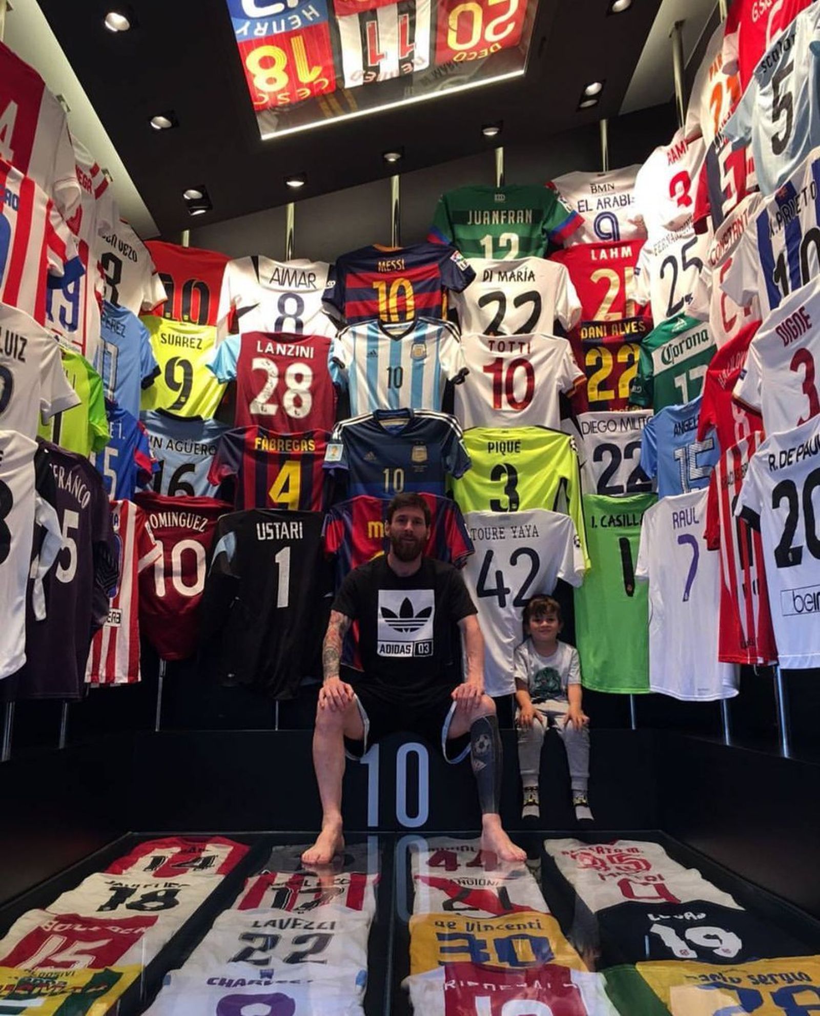 Messi tiene al Málaga en su museo
