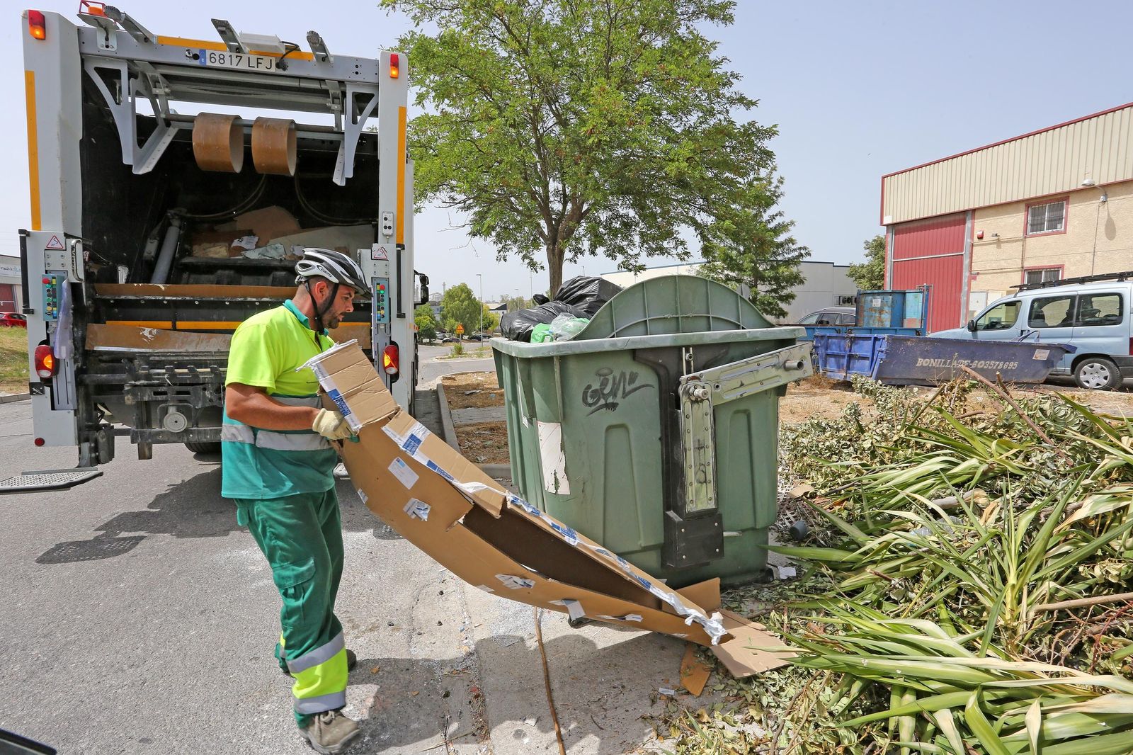 El polígono industrial de el Portal,un vertedero