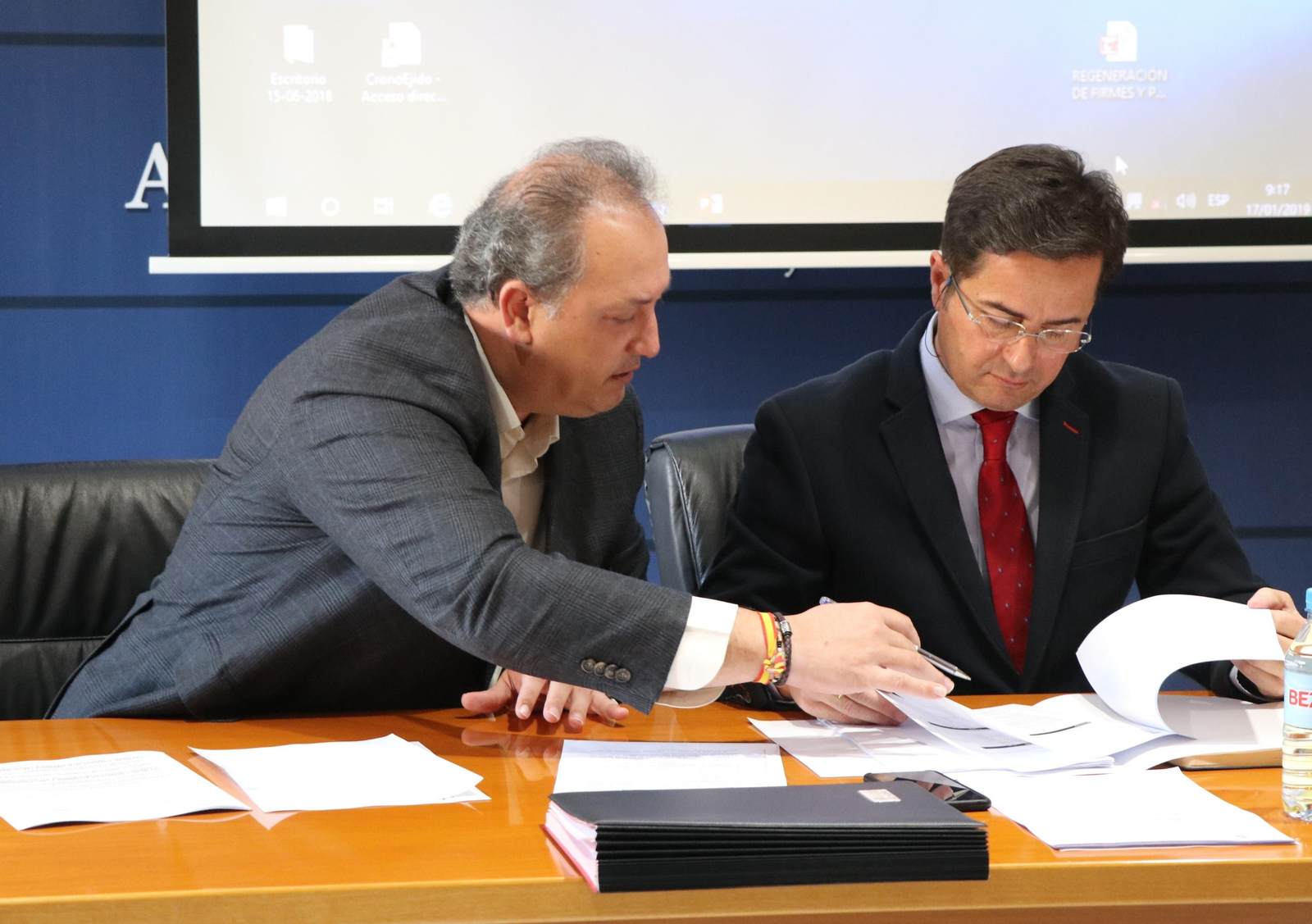 Imagen de la última sesión de la Junta de Gobierno Local.