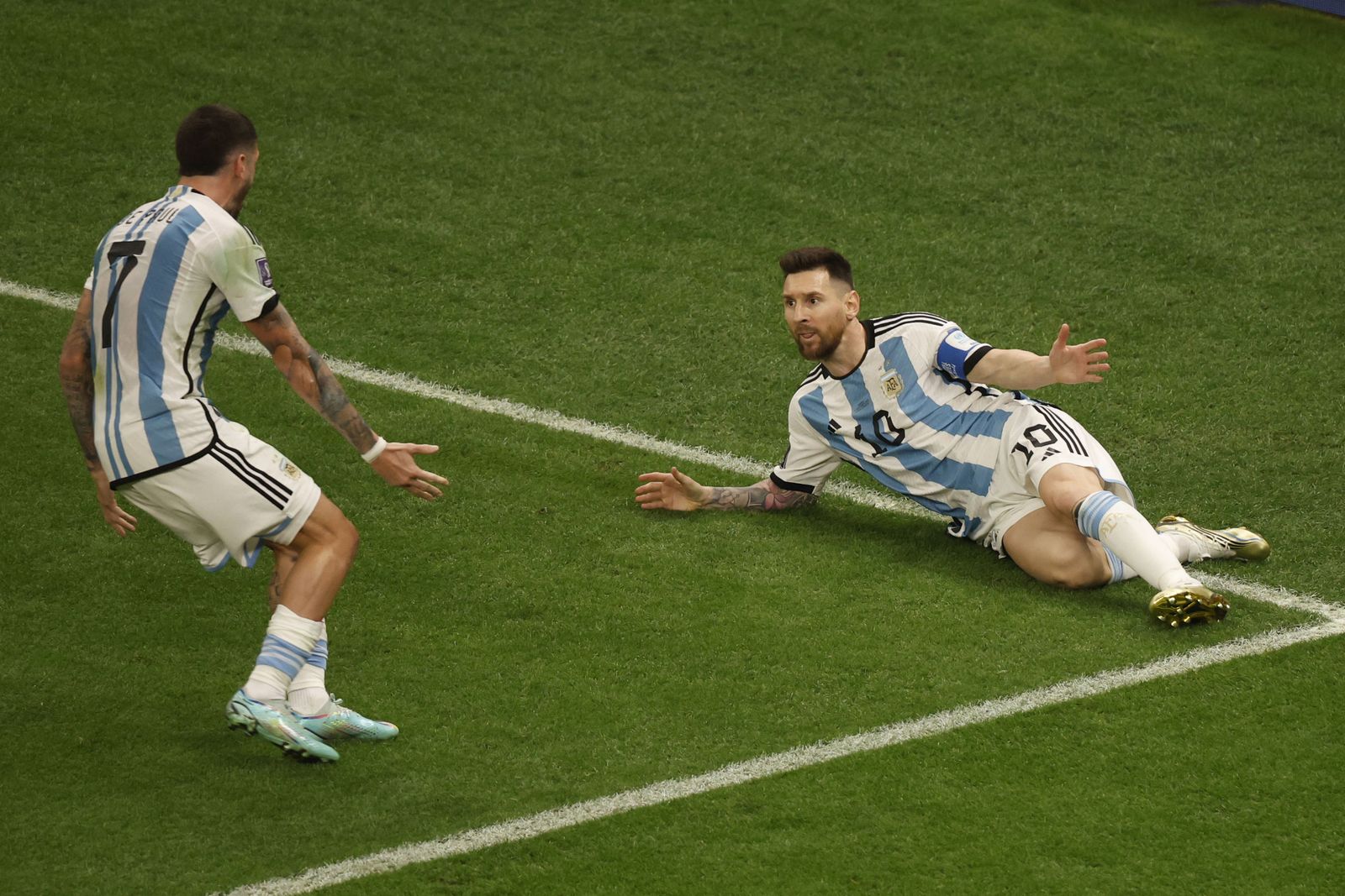 Final del Mundial de Qatar: Argentina-Francia, en imágenes