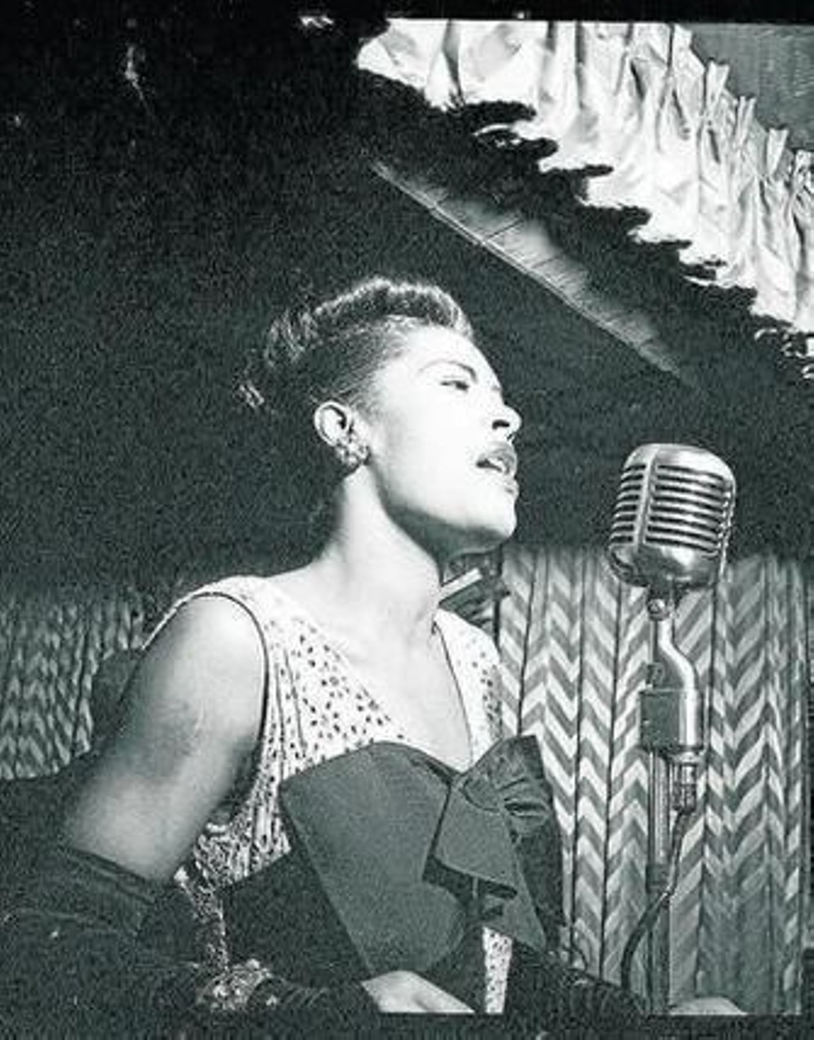 El hermoso rostro de la juvenil Billie Holiday, apodada Lady Day.