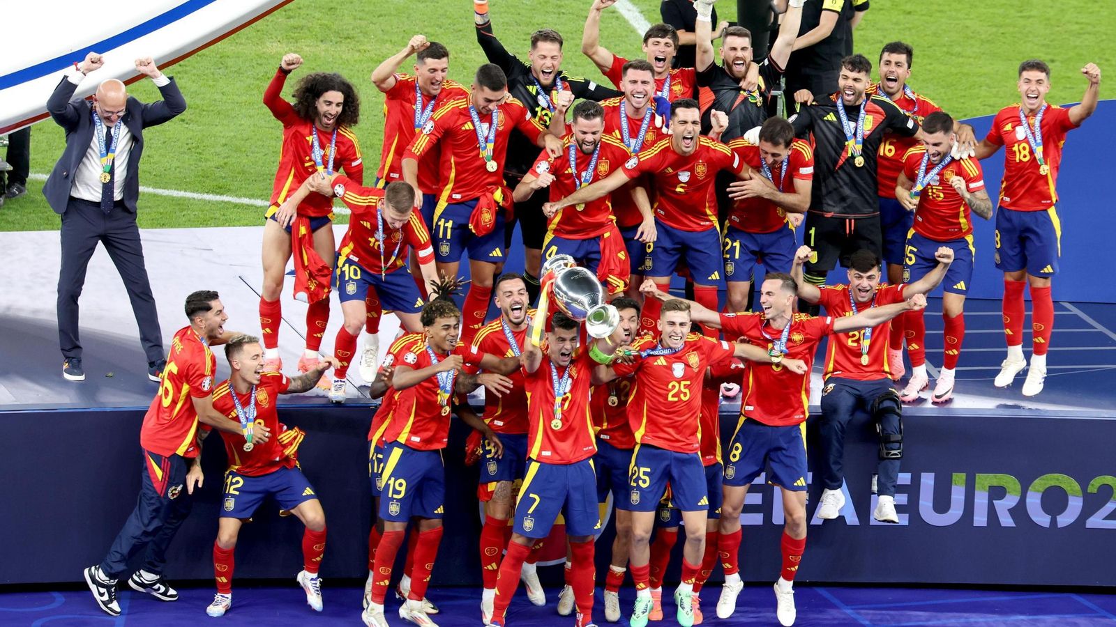 Las mejores fotos del título de España ante Inglaterra