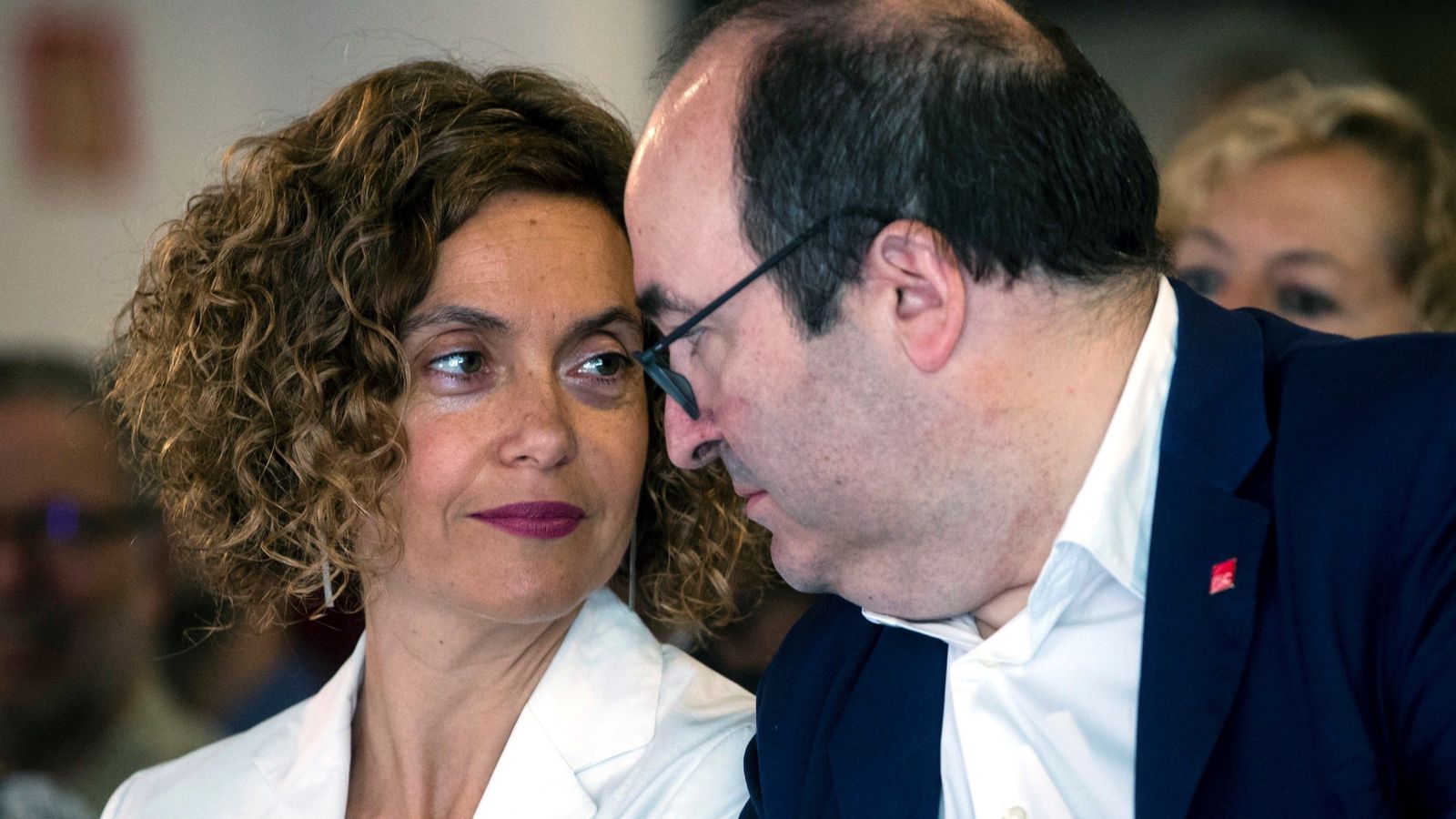 Miquel iceta y Meritxell Batet.