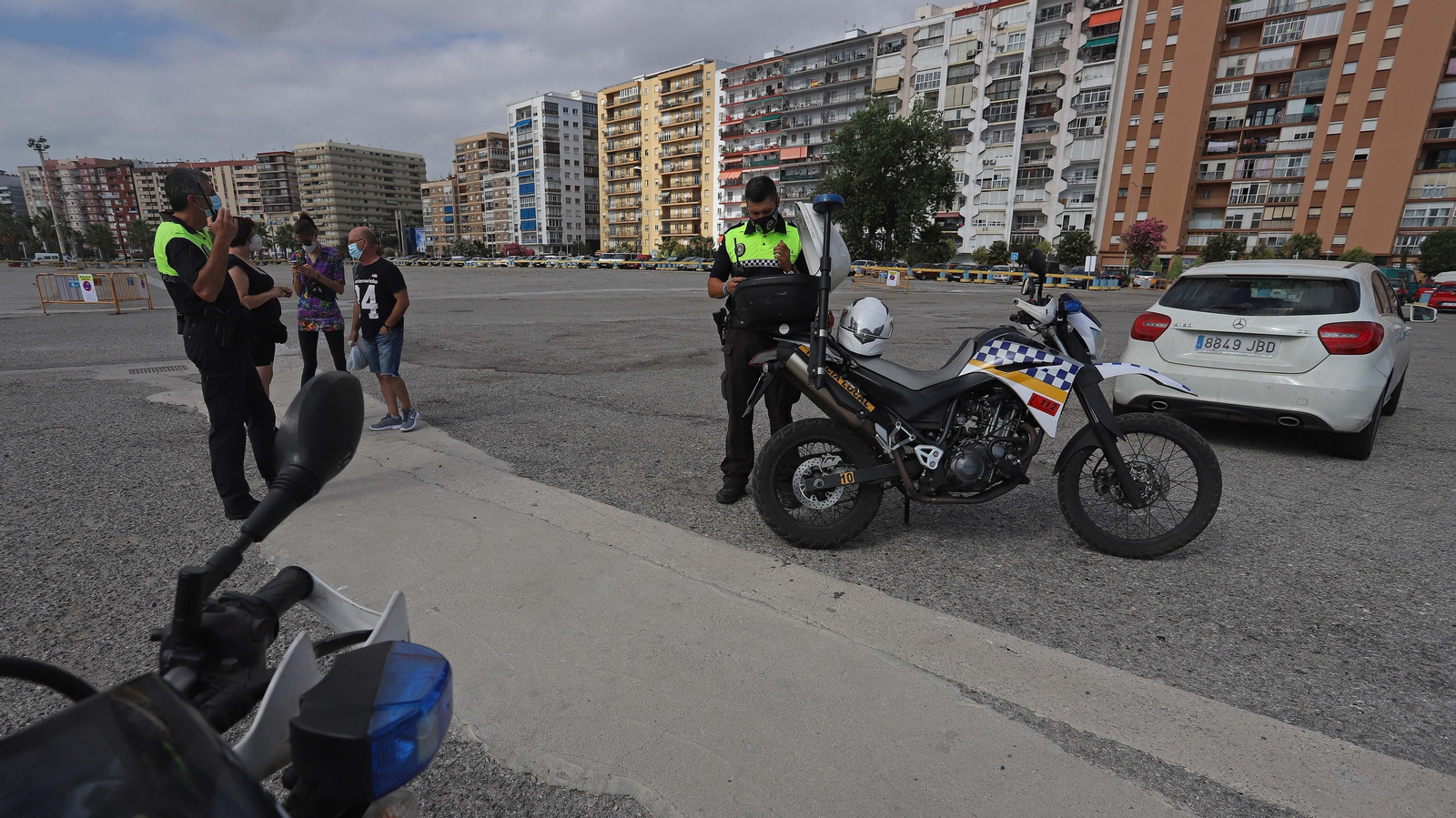 Cierre del aparcamiento del Llano Amarillo