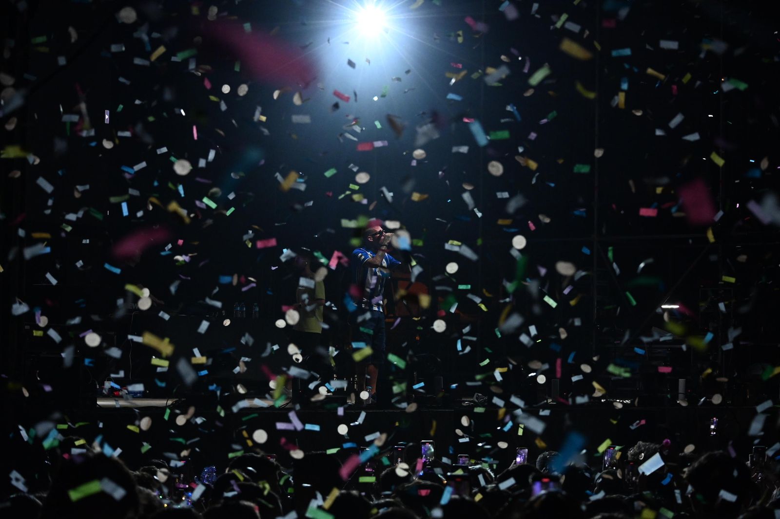 Las imágenes del concierto de Maikel Delacalle en las Fiestas Colombinas de Huelva