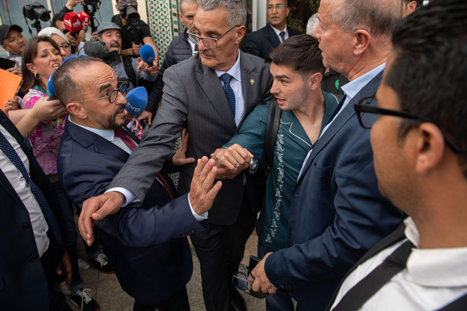 Brahim, recibido en Marruecos como un ídolo