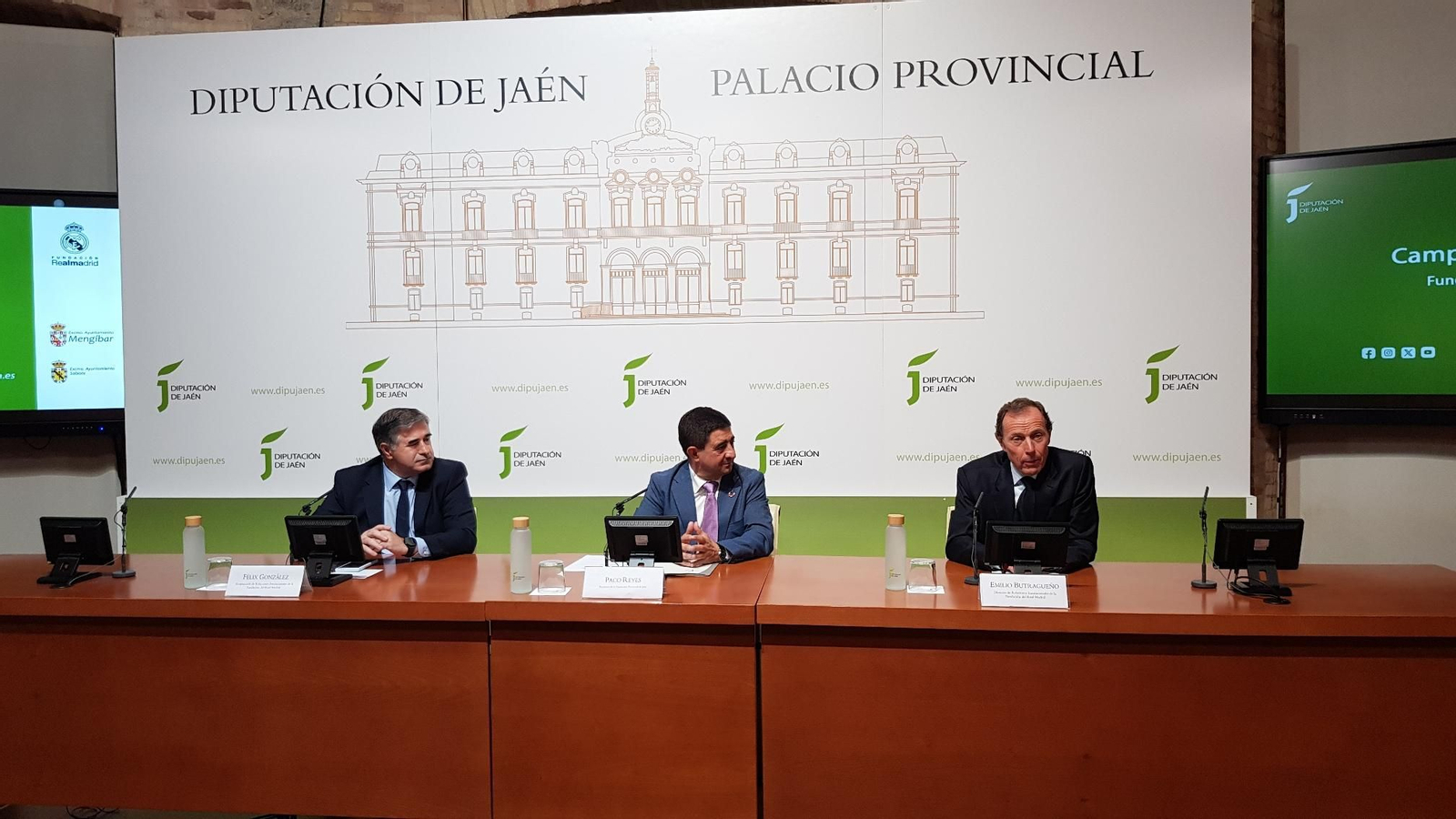 Acto de presentación del Campus Experience de la Fundación Real Madrid en Jaén.