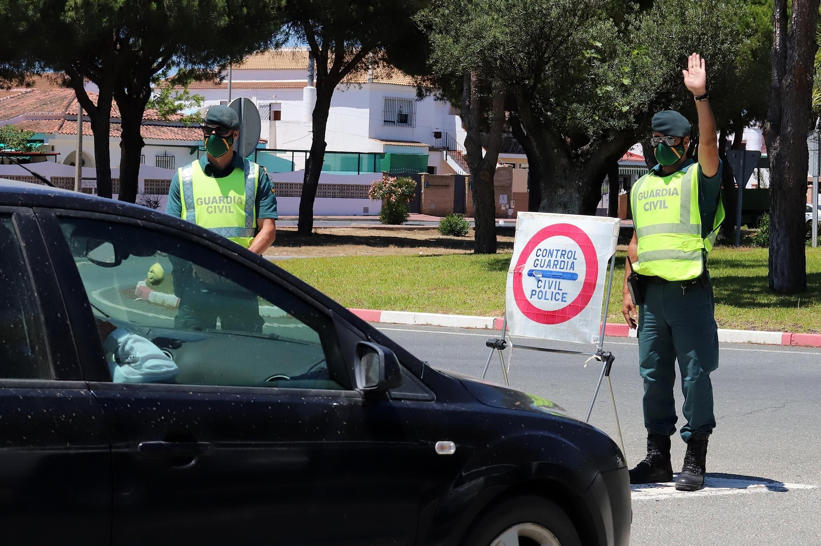 Control de tráfico.