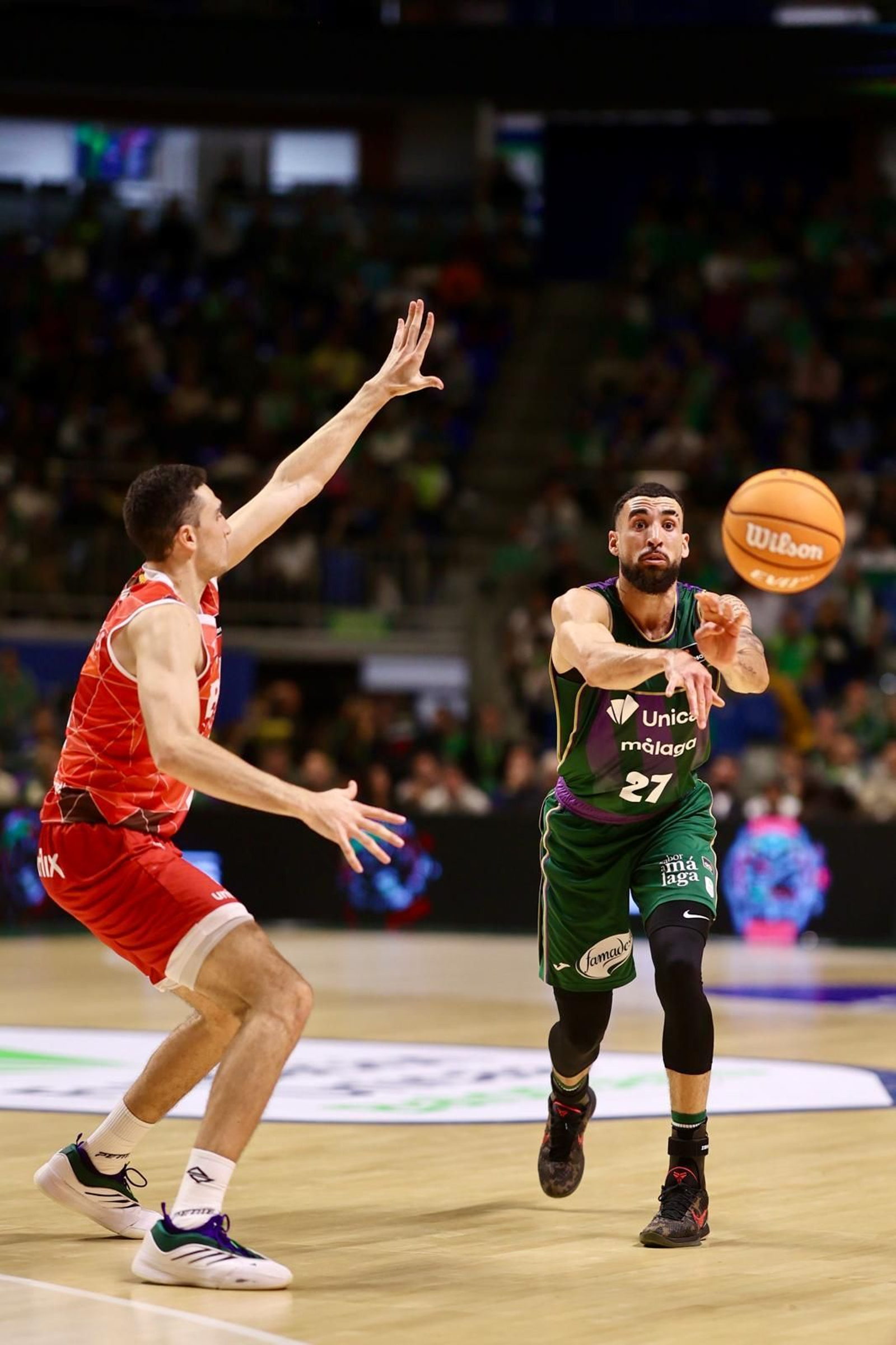 El Unicaja-Baxi Manresa, en fotos