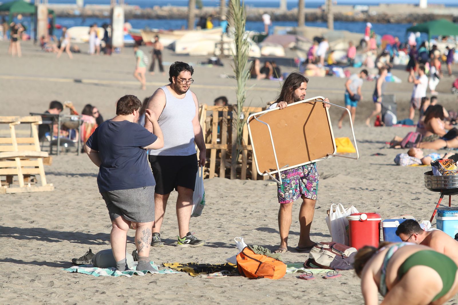 Fotogalería de los preparativos de la noche de San Juan