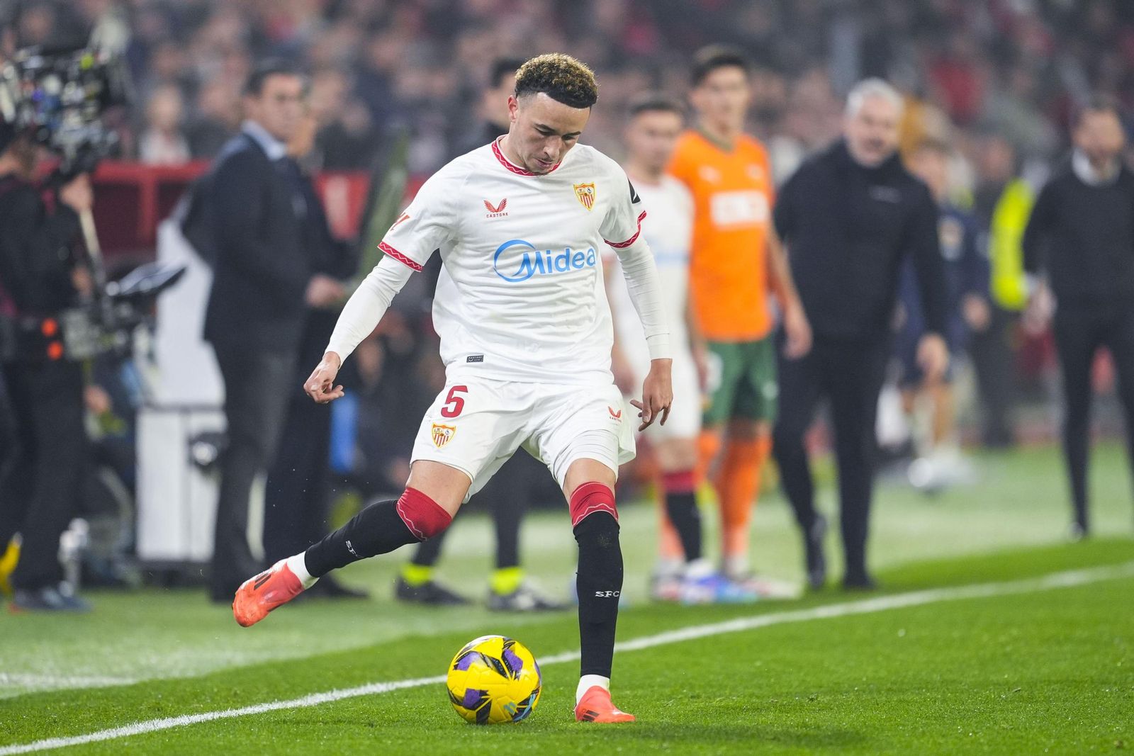 Las mejores imágenes del partido Sevilla - Valencia