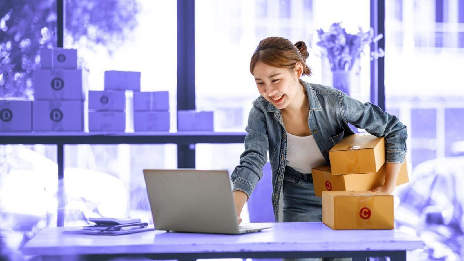 Cliente de comercio electrónico.