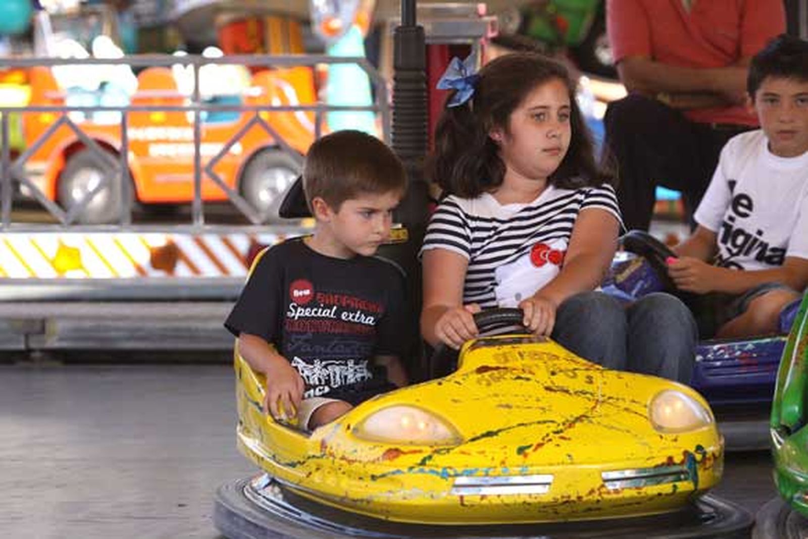 Los pequeños de la casa fueron los protagonistas del día en las atracciones del real

Foto: Vanessa Perez/J.M.Q.