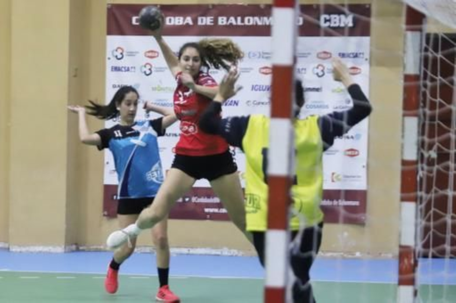 Lance del encuentro entre el Deza CBM y el Getasur.