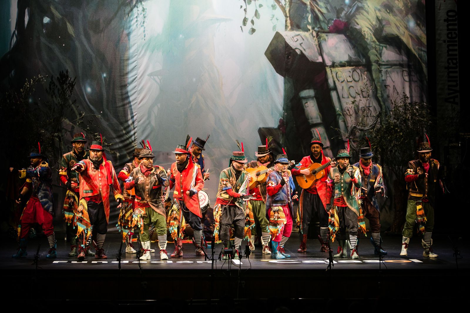 La comparsa "Apostasía libre"