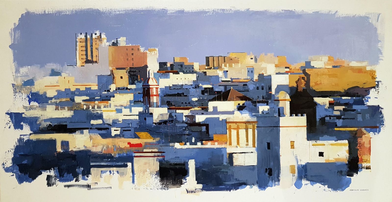 Una de las obras de Cecilio Chaves.