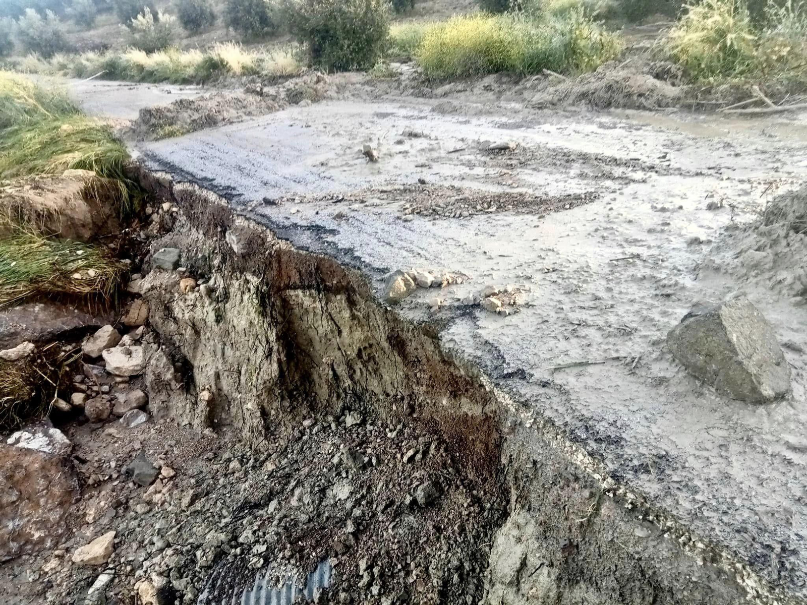 En imágenes los daños sufridos por el temporal en Charilla, Alcalá la Real