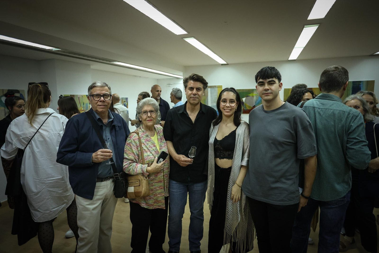 Imágenes de la inauguración de la exposición de Pepe Márquez en la sala ArteAdiario