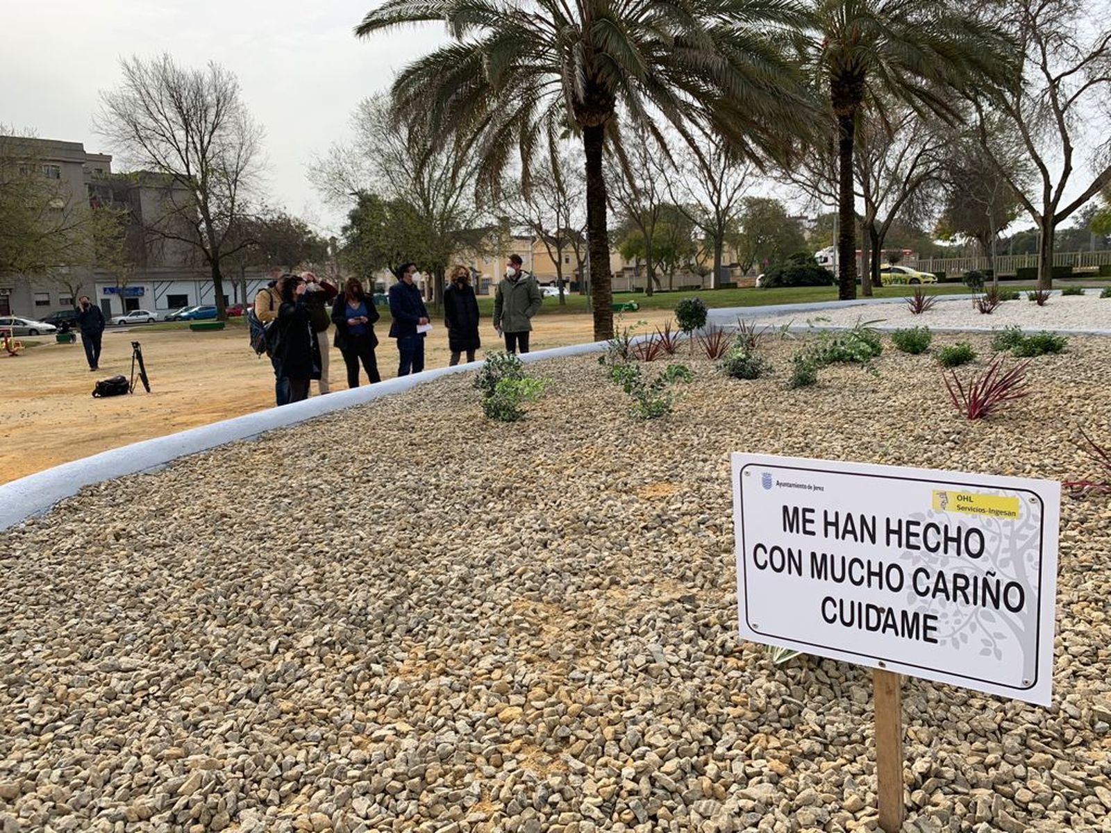 Imagen del estanque del parque Iguazú.