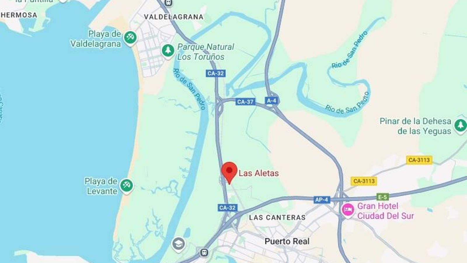 La ubicación donde se encontró a la mujer