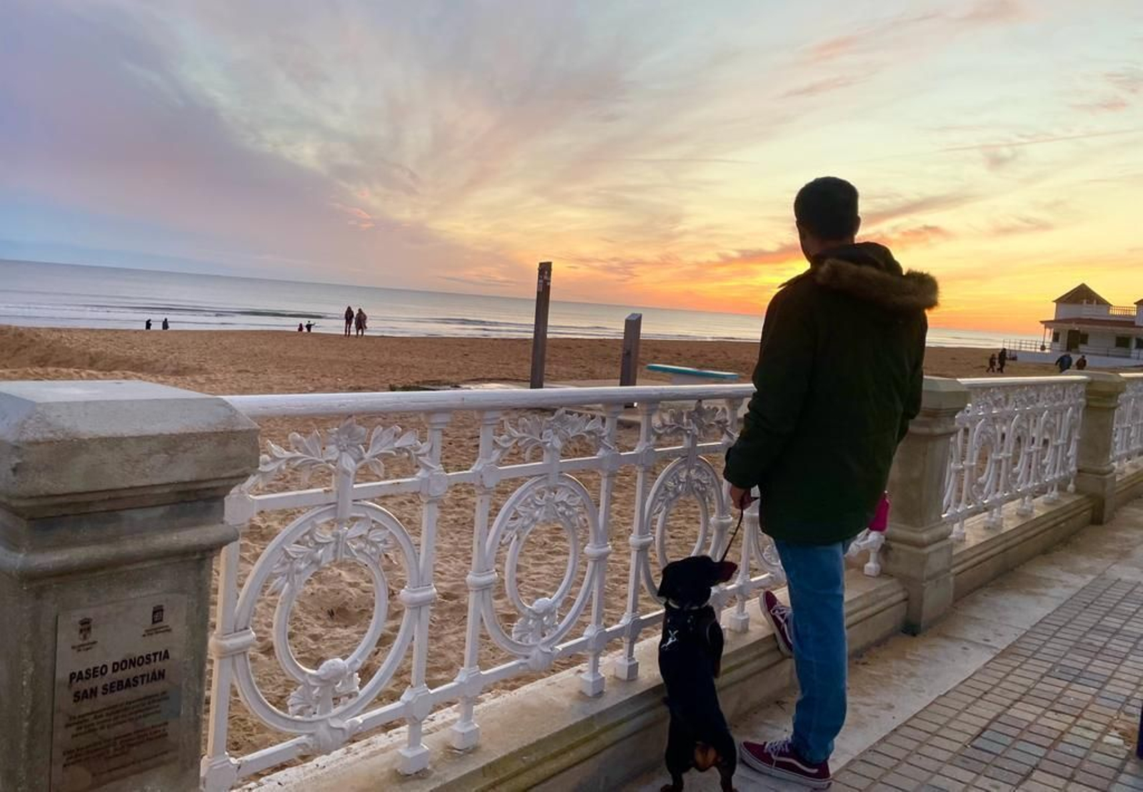 Un trocito de San Sebastián en la playa de La Antilla