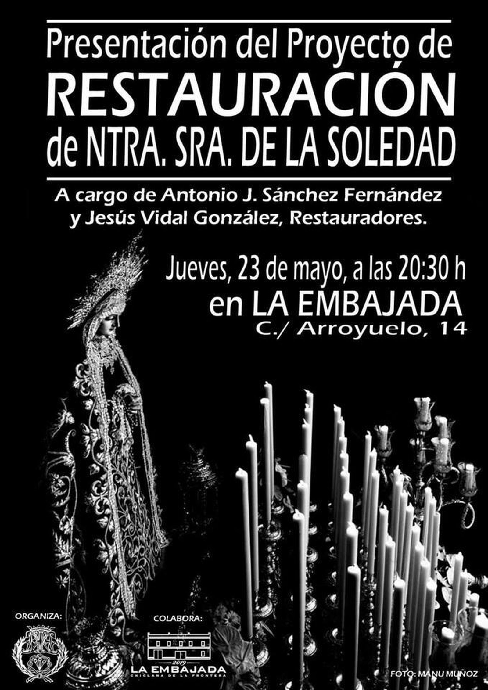Cartel anunciador del acto.