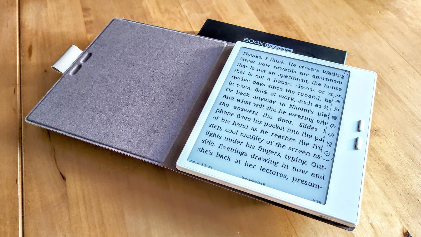 E-reader Boox Go 7, imágenes del análisis