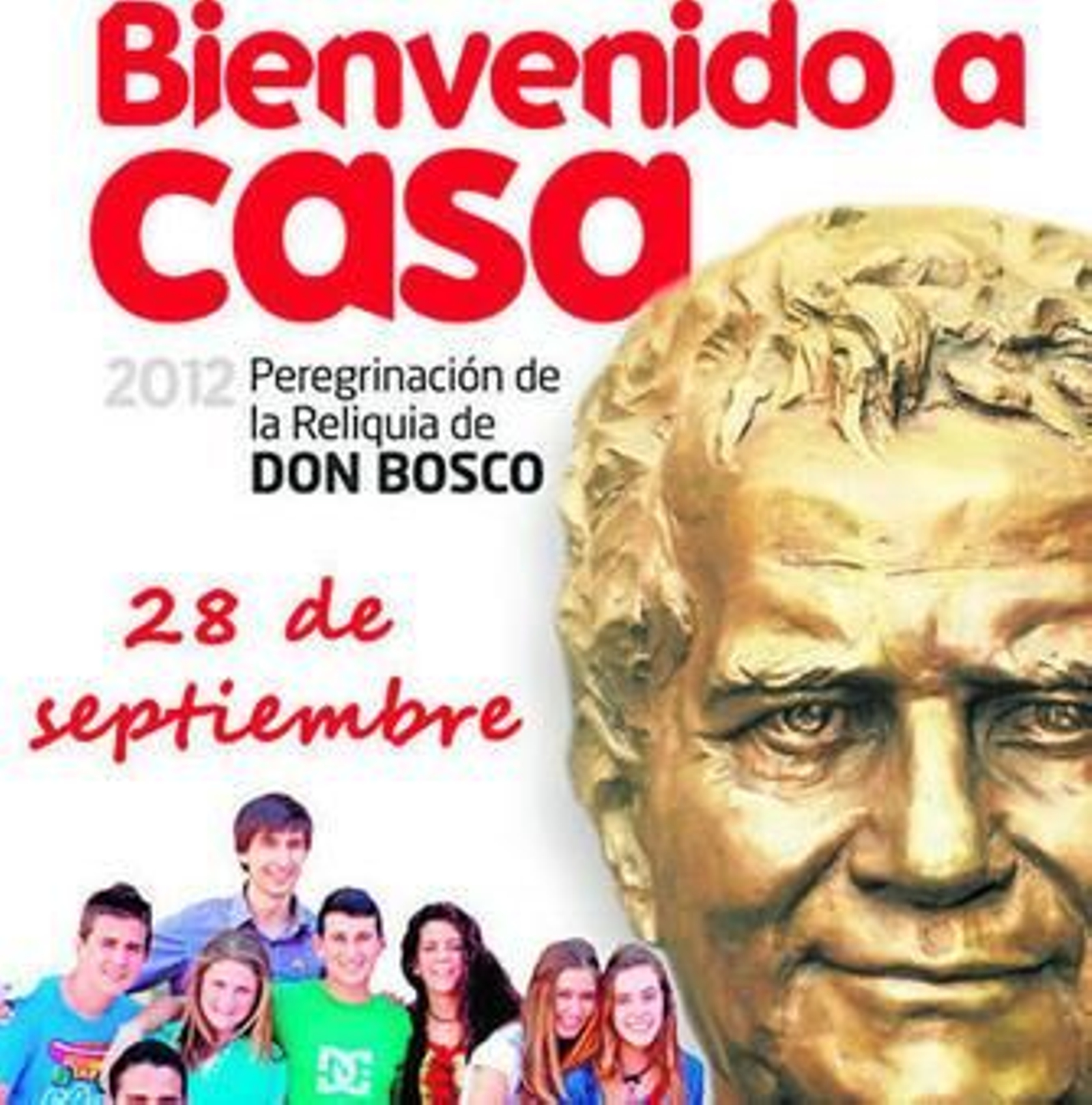 El cartel anunciador de la visita a la capital gaditana.