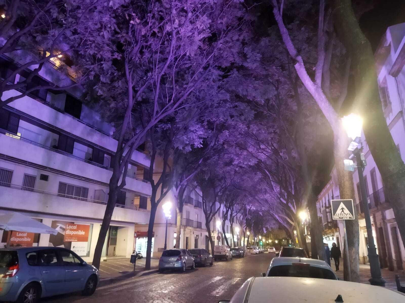 La nueva iluminación de la calle Porvera