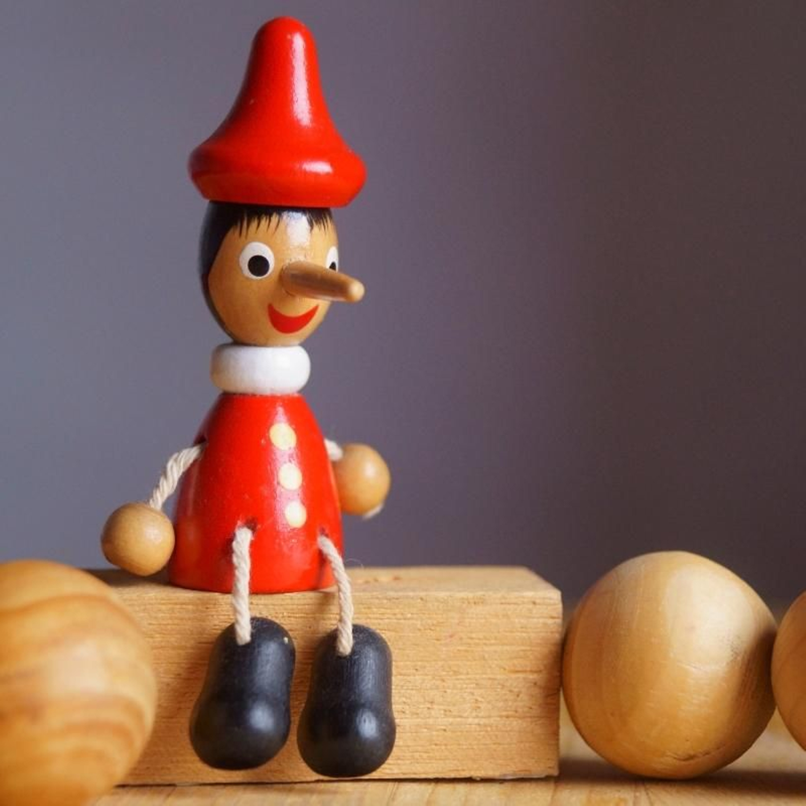 Una figura de Pinocho.