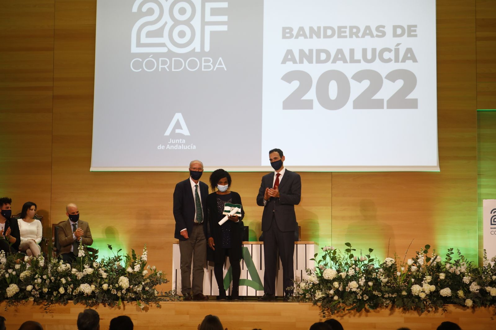 La entrega de las Banderas de Andalucía en Córdoba por el 28F, en imágenes