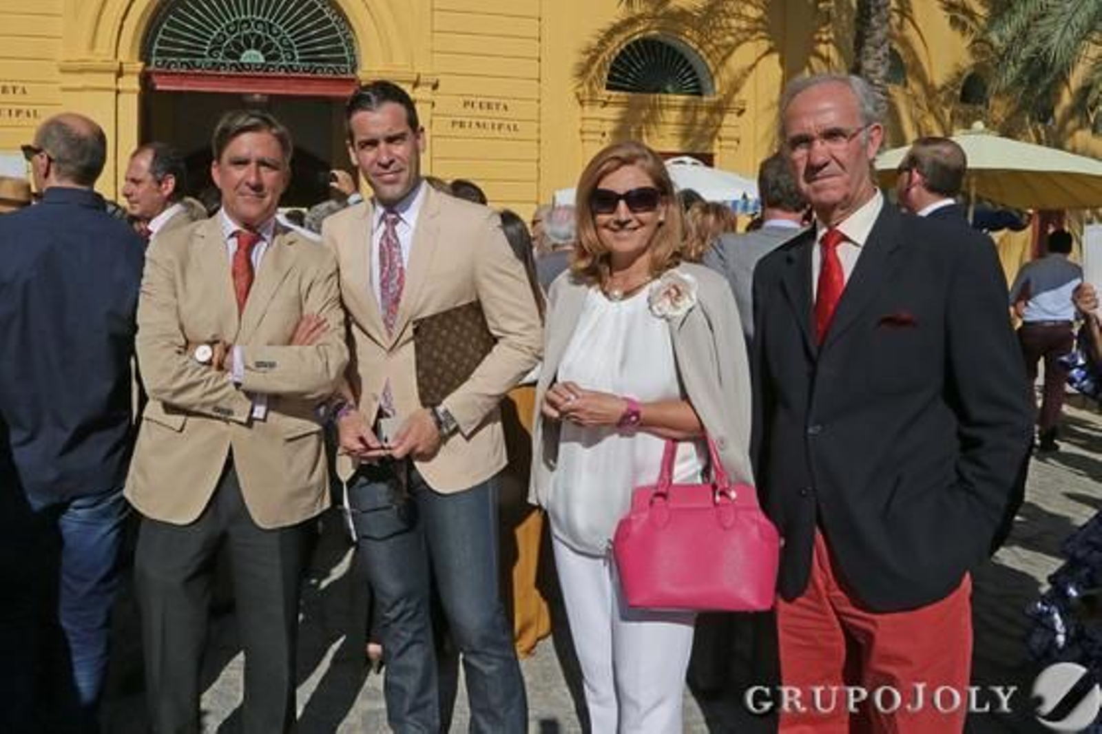 Manuel Estrella, Ismael Jordi y su padre y Elena Aguilar.

Foto: Manuel Aranda