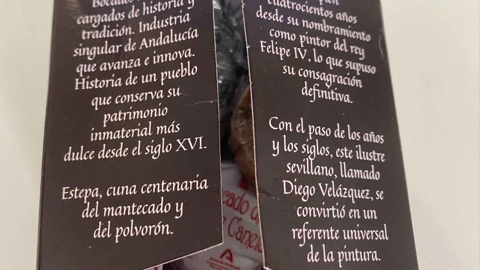 Las cajas dedicadas a Velázquez.