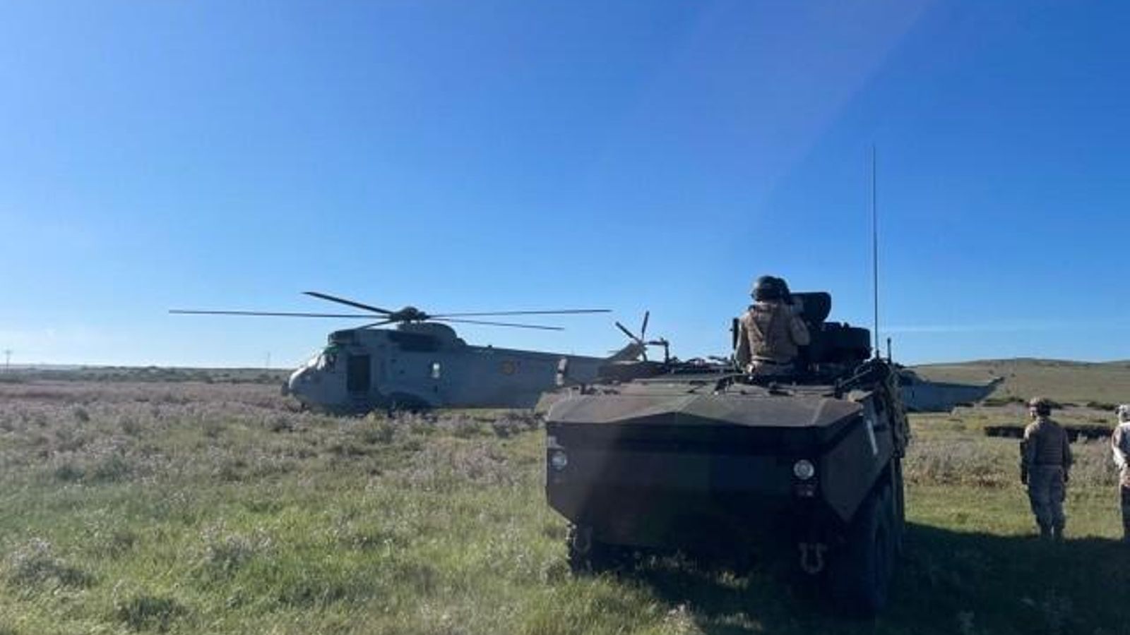 La Infantería de Marina en El Retín.