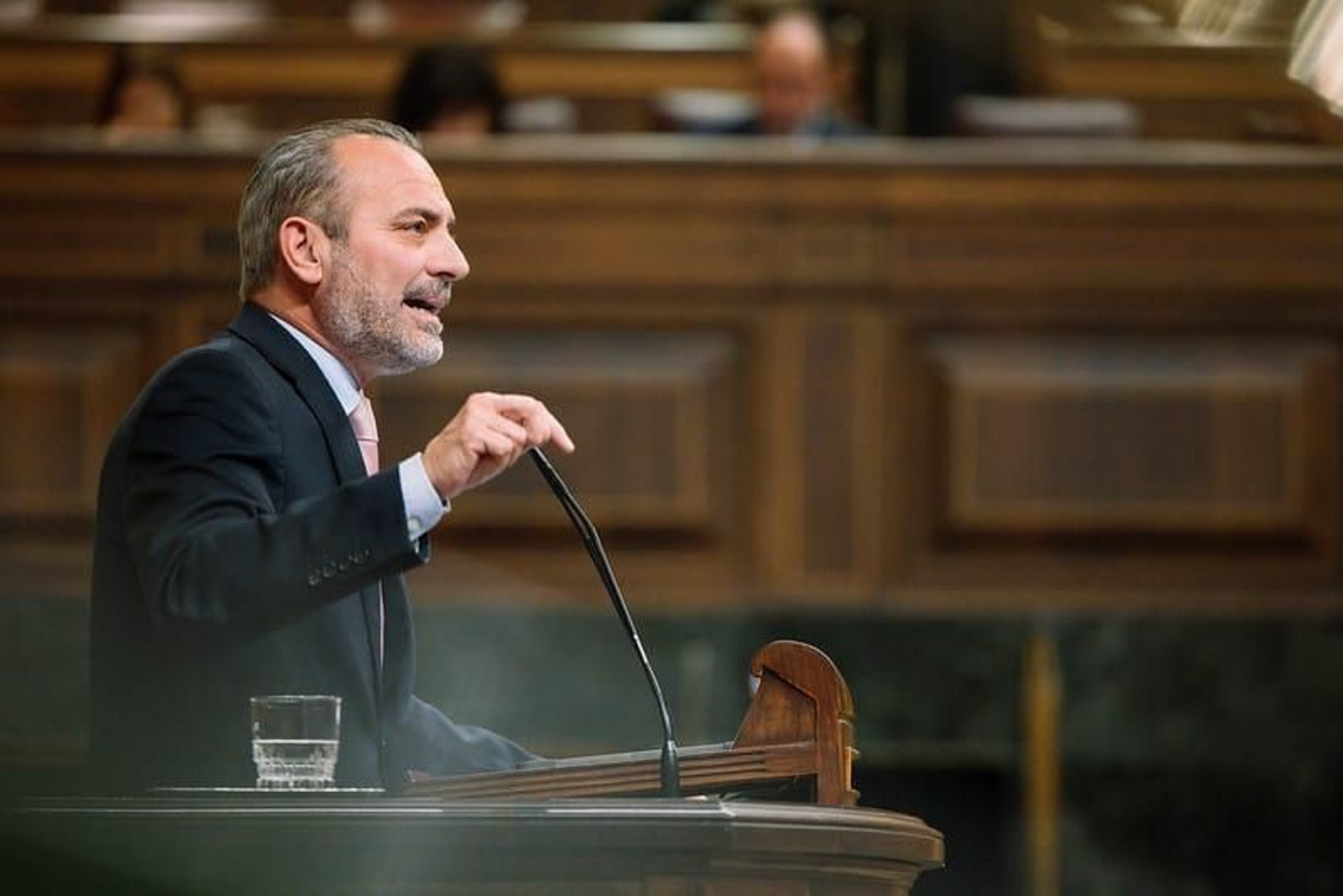 Tomás Fernández en el Congreso de los Diputados.