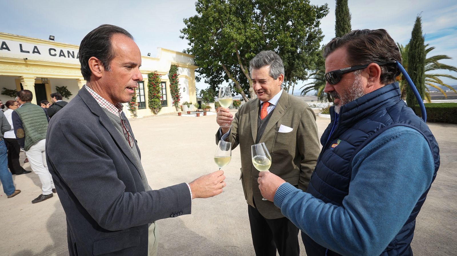 González Byass presenta el mosto de este año en la viña La Canariera