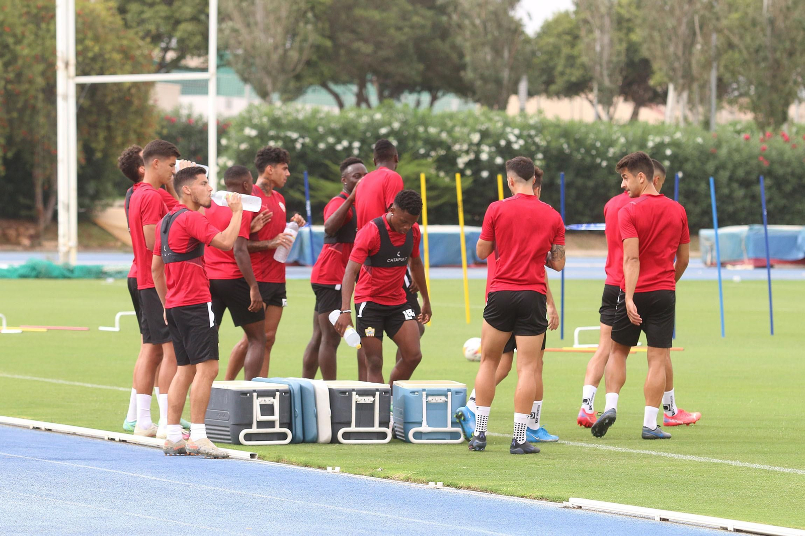 Fotogalería del entrenamiento de la UD Almería del miércoles 11 de agosto
