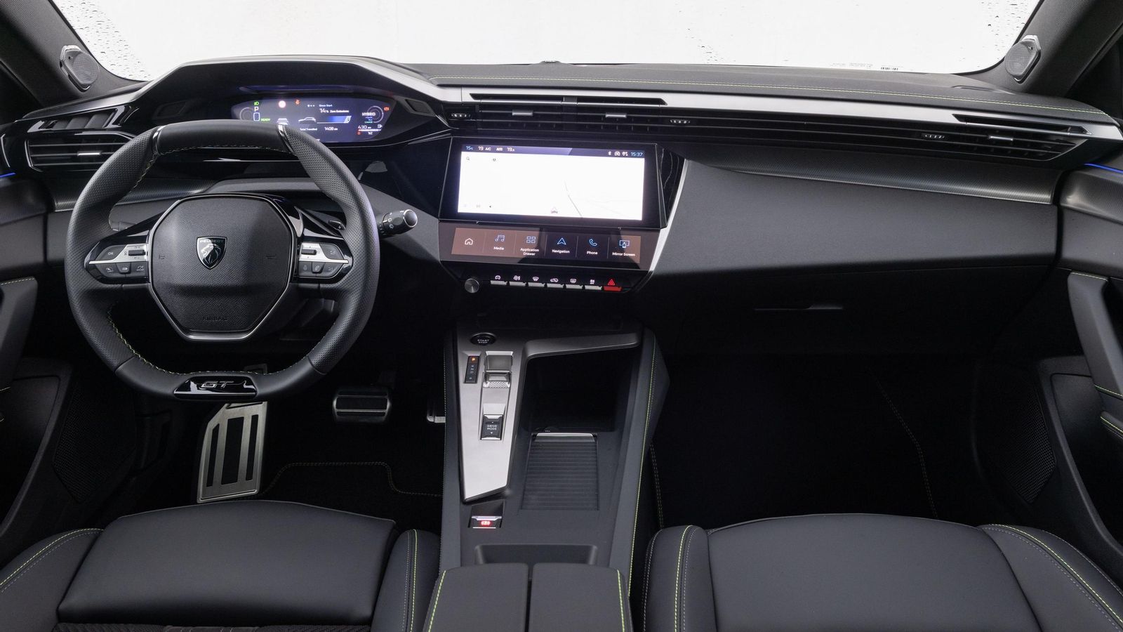 No solo la distribución de mandos hace único al 308, también elementos como los i-Toggles configurables.