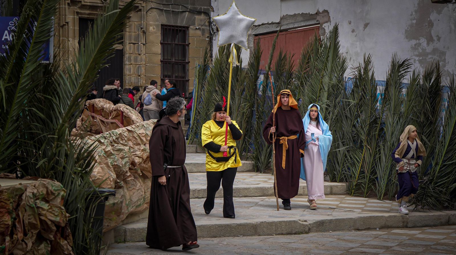 El Belén Viviente de la plaza de San Lucas de Jerez en imágenes