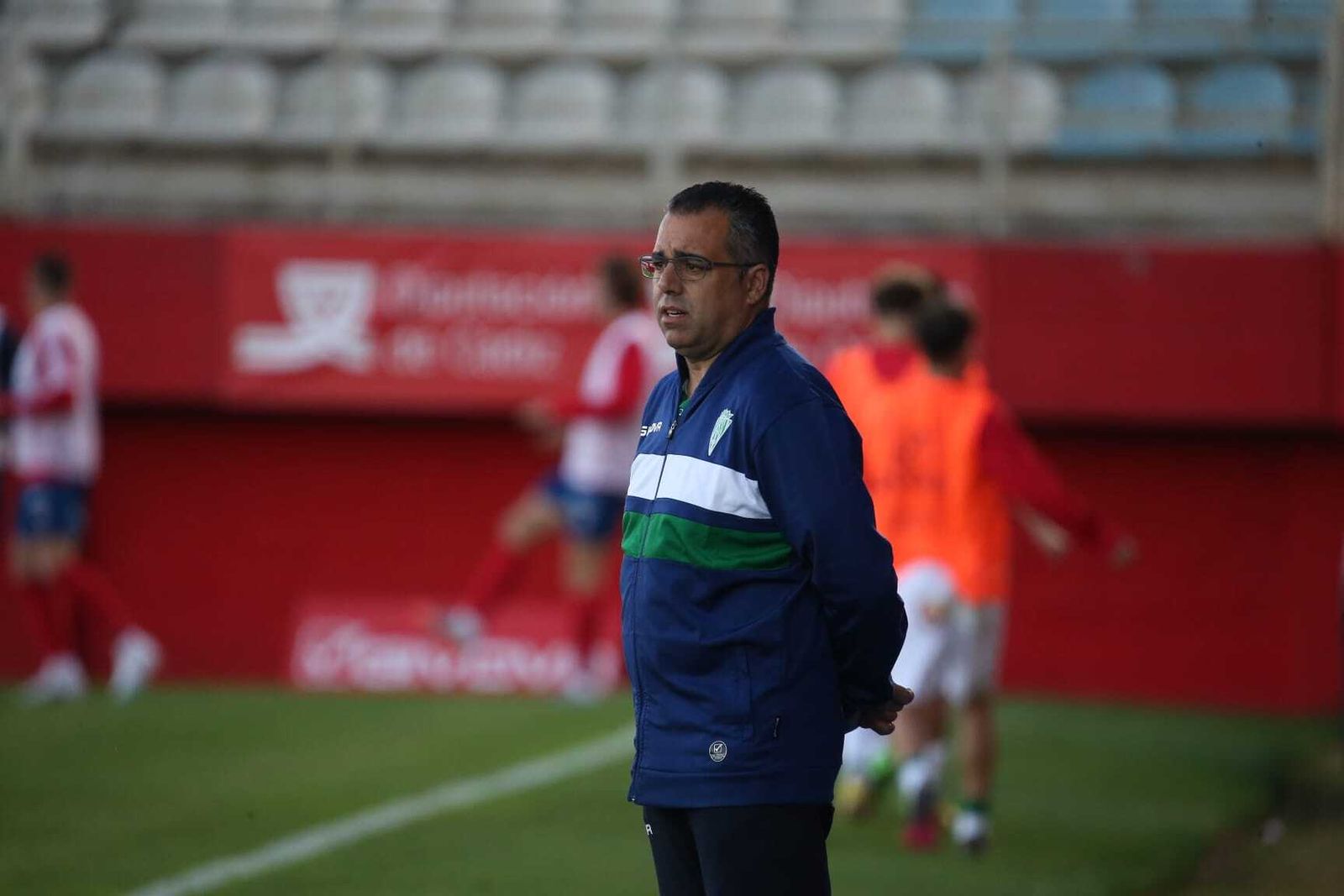 Germán Crespo durante el Algeciras CF - Córdoba CF
